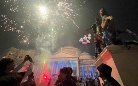 Napoli festa Scudetto tifosi. ansa tvplay 20230504